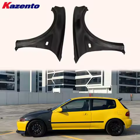 For Honda Civic EG Hatchback 1992-1995 Carbon OE Style Front Bumper Side Fender Pair
