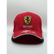 Ferrari F1 Max Verstappen Signature Driver Hat Adjustable Hat Red-