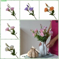 SONAR Artificial Lisianthus Flowers, Real Touch Lifelike Fake Eustoma Flower, Wedding Bouquet Party 