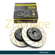 HONDA ACCORD T2A 2014, HRV T7A - FRONT NYCO DRILLED SLOTTED BRAKE DISC ROTOR (2pcs) NY-06-DF8068-P+