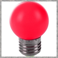 E27 LED Light Warm Red Bulb Plastic Bulb (0.5W Power, Red)