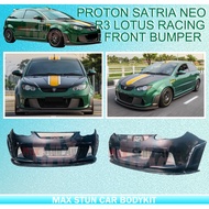 PROTON SATRIA NEO LOTUS R3 LOOK FRONT BUMPER LOTUS R-3 RACING MATERIAL FIBER BUMPER DEPAN SATRIA NEO