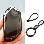 For KIA EV9 8 Port K3 EV5 Sorento Carnival EV6 2022-2024 TPU Transparent Car Remote Casing Key Case 