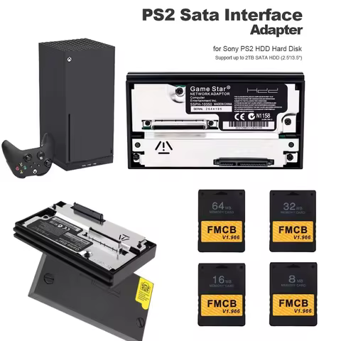SATA IDE Interface Network Adapter For PS2 Fat Game Console Socket Scph 10350 Playstation 2 SATA Hdd