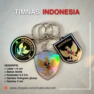 MERAH Indonesian National Team Keychain | Red and White National Team Keychain