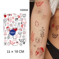【Mars Tattoo】Common Tattoo, Colored Tattoo, Long Lasting,Temporary Tattoo Sticker, Fake Tattoo, Tiny
