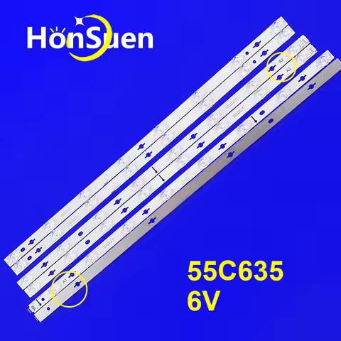 6V LED Backlight Strip For 55C635 55C735 55S365C 55T8E 8*2B 16*2 A 55HR330M16A0 V1 55HR330M08B0 V1