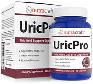 [USA]_Nutracraft UricPro Uric Acid Cleanse Supplement With Black Cherry Extract, Devils Claw  White