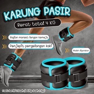 Wrist & Foot Weight 4KG (2 X 2KG) Wrist Ankle Weight Gym Fitness Workout Sports