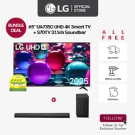 LG 65UA7350 65" UHD 4K Smart TV + LG S70TY 3.1.1ch Dolby Atmos Soundbar [Bundle Deal]