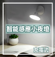充電式智能感應旋轉LED小夜燈 (白燈), 可手提或壁掛式使用.適用於樓梯, 走廊, 衣櫃, 睡房, 洗手間等