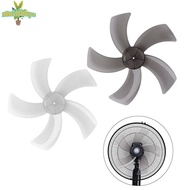 【MULSTORE】Easy Installation 12 Inch Plastic Fan Blade Five Leaf Replacement with Nut Cover