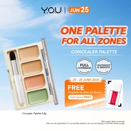 YOU Cloud Touch Correcting Concealer Palette Blemishes Corrector Lightweight Flawless Natural 4.8g