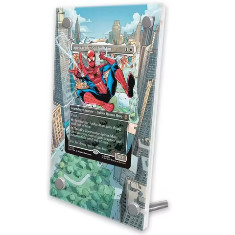 Art Display For Magic TCG Cards SPM Spider 236 Borderless MTG Anime Game Expand Art Fans Gift Self M