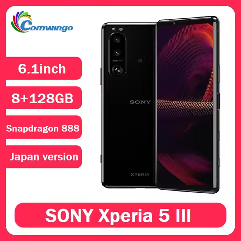 Original unlock Sony Xperia 5 iii Japanese version 8GB memory single card 128GB ROM 6.1 "5G Snapdrag