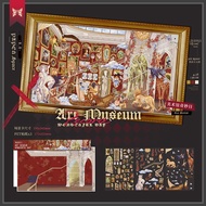 【24h⭐】Paper Power 8.0 Art Museum 3D Landscaping Stickers Large Miniature Stacking Scene Unzip DIY S