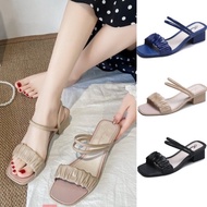 ❤️‍🔥HOT SALE❤️‍🔥【Ready stock】FASHION HIGH HEELS Slip On Kasut tumit tinggi wanita Perempuan LUCY COU