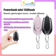 Dph - Powerbank Mini 1500Mah/ Powerbank Gantungan Kunci /Powerbank