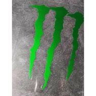 Sticker paw print decorative decal personalized reflective paw waterproof motorcycle fun cover-up st