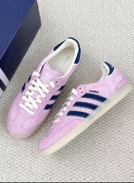 notitle x adidas originals Samba 男女同款粉藍