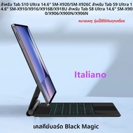 HUWEI สําหรับ Samsung Galaxy Tab S10 Ultra & S9 Ultra & S8 Ultra 14.6 นิ้วแท็บเล็ต Magic Case คีย์บอ