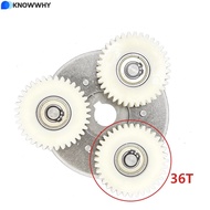 [KNWH] 3Pcs 36Teeth E-bike Wheel Hub Motor Planetary Gears W/ Bearing For Bafang Motor