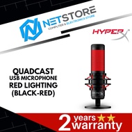 HYPERX QUADCAST USB MICROPHONE RED LIGHTING (BLACK-RED) - 4P5P6AA