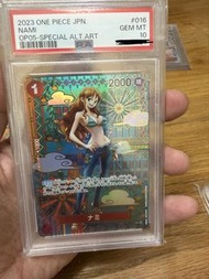 psa 10 娜美 One Piece JPN Nami OP05 異畫 #016