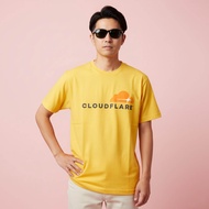 CloudFlare Unisex Cotton Combed t-shirt Distro Clothing short sleeve and long sleeve