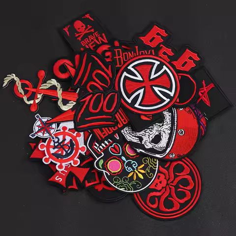 YES NO Patch Embroidery Applique Ironing Sewing Supplies Decorative Badges For Clothing Accessories 