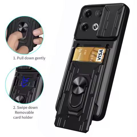 Card slot Camera protect case for Reno 8 Pro + Reno8 7 7Z Realme 9 Pro 9i 8 Pro 8i C55 C53 Find X5 L