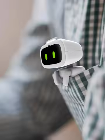 Aibi Smart Robot AI Pet Bluetooth Wifi Connect GPT Voice Conversation Rotating Camera Small intellig