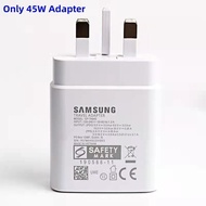 Original 45W Samsung Super Fast Charger UK Plug Adapter With Type C Cable For Samsung Galaxy S24 Ult