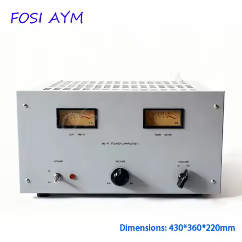430*360*220mm FOSI AYM Iron Amplifier Chassis 300B/2A3/KT88/EL34 Vacuum Tube Amplifier Case, Post am