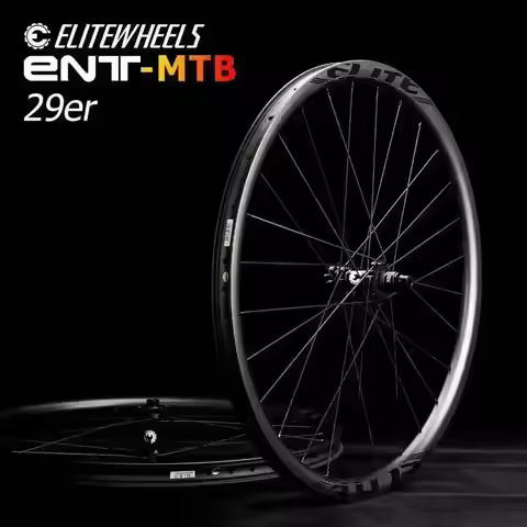 ELITEWHEELS 29er Ultralight MTB Carbon Wheels 28H 27 30 35mm Width Hookless XC Mountain Bike Wheelse
