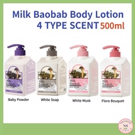 [MILK BAOBAB]Milk Baobab Body Lotion(500ml) 4Type Scents
