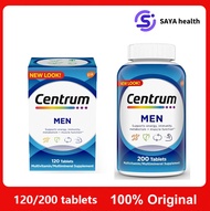 Centrum Multivitamins Men Multimineral Health Supplement 120 Tablets/200Tables
