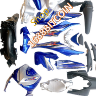 Bộ Dàn áo màu Xanh BẠC xe Wave RSX 110 / S110/ RS110 đời 2010 - 2011 (Tặng Tem ) Nhựa nguyên sinh ca