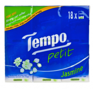 Tempo - (茉莉花味) (1袋共18包) Tempo 四層迷你便攜紙巾
