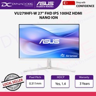 ASUS Eye Care VU279HFI-W 27 inch Full HD Monitor (1920 x 1080) 100 Hz 1ms MPRT