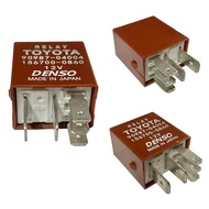 2 Pack Genuine OEM Multi-Purpose Relay Compatible with Toyota/Denso 90987-04004, 156700-0860, 90084-