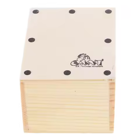 Wooden Mini Cajon Drum Sand Shaker Percussion Box Small Drum for Band Accompaniment and Practice