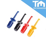 1pcs 1.7'' Test Hook Clip Grabbers Probe Grip Multimeter Lead Wire Kit Cable Welding Color Nylon PA TechMakers