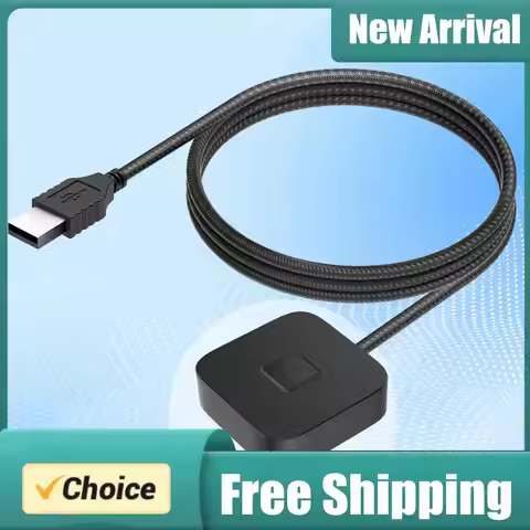 Fingerprint Scanner with 5ft Cable Portable USB Fingerprint Logger Biometric Fingerprint Login Reade