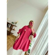 ZR SLIT TUNIK - Aqila Slit Tunik Belah Samping Long Jumbo Wanita Terbaru