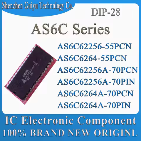 AS6C62256-55PCN AS6C6264-55PCN AS6C62256A-70PCN AS6C62256A-70PIN AS6C6264A-70PCN AS6C6264A-70PIN AS6