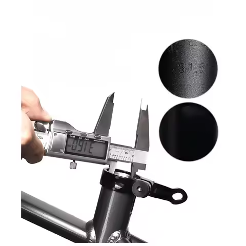 CNC Machined Aluminum Alloy Seatpost Adapter Sleeve for 27.2mm to 34.9mm Diameters Compatible with M