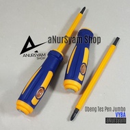 Produk Obeng Tes pen Bolak Balik Jumbo VYBA / Tespen Plus Minus VYBA