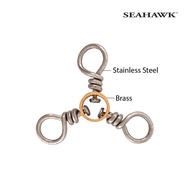 Seahawk Swivel YM 1717 3-Way Brass/ss