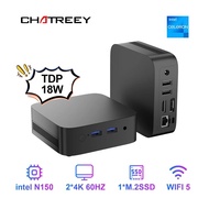 T10 Mini PC Intel Alder Lake N150 Windows 11 Ultra กระเป๋าขนาดเล็กคอมพิวเตอร์ 4K 60Hz เอาต์พุต Wifi5